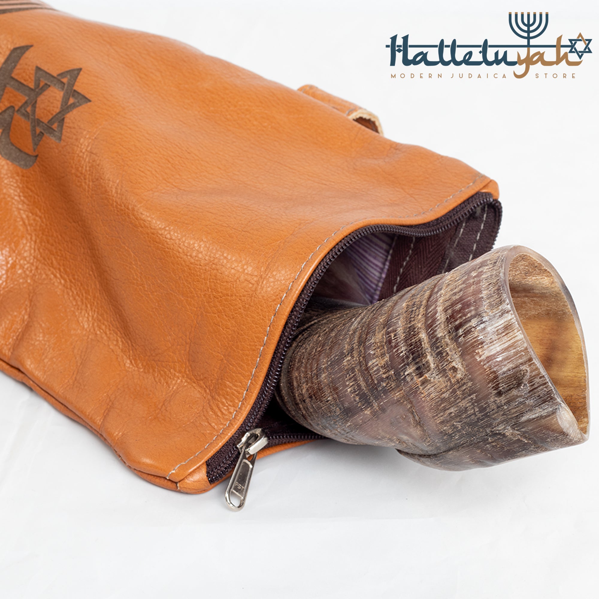 Halleluyah Kudu - Premium Leather Shofar Bag (WS)