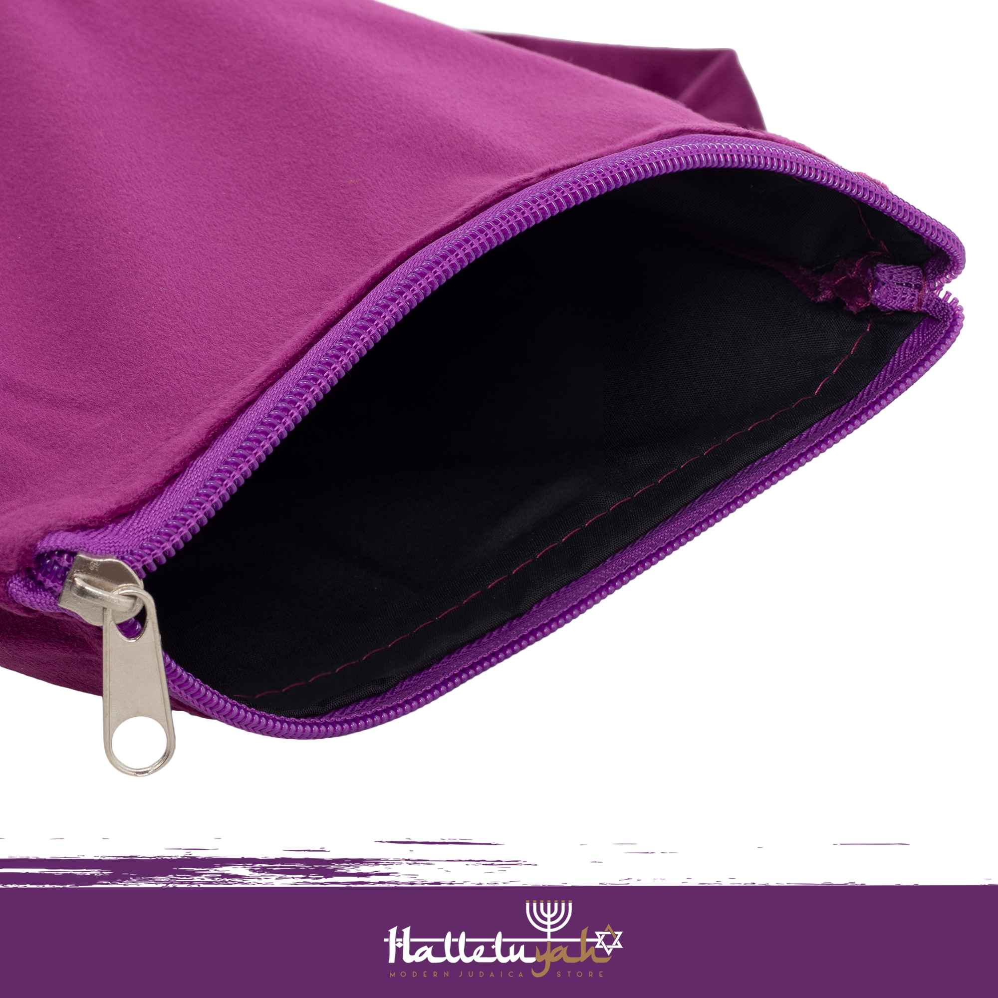 Kudu Purple Velvet Bag For Kudu Shofar (WS)