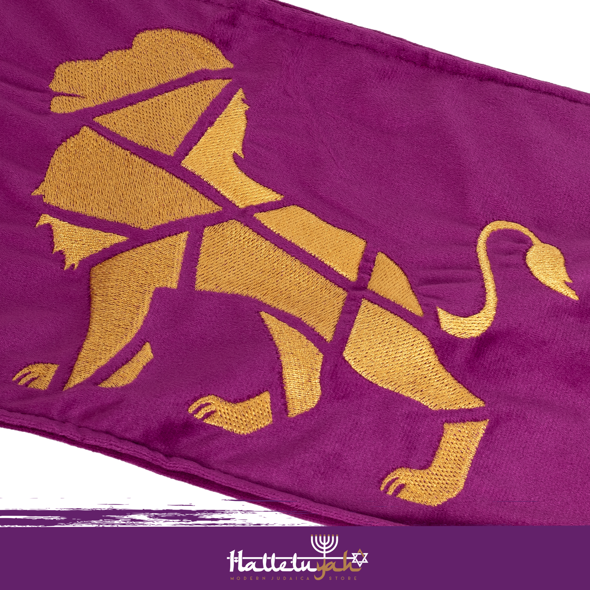 Kudu Purple Velvet Bag For Kudu Shofar (WS)